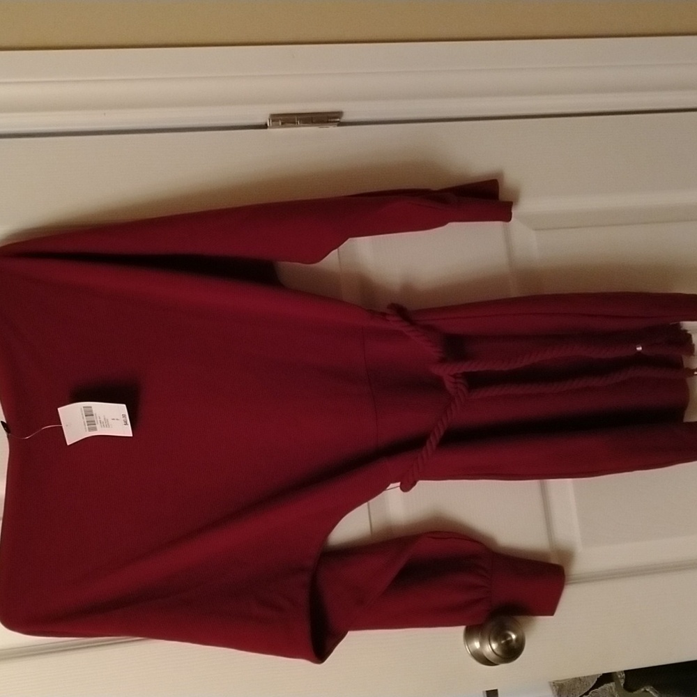 Forever 21 Knit Dress size small dark red